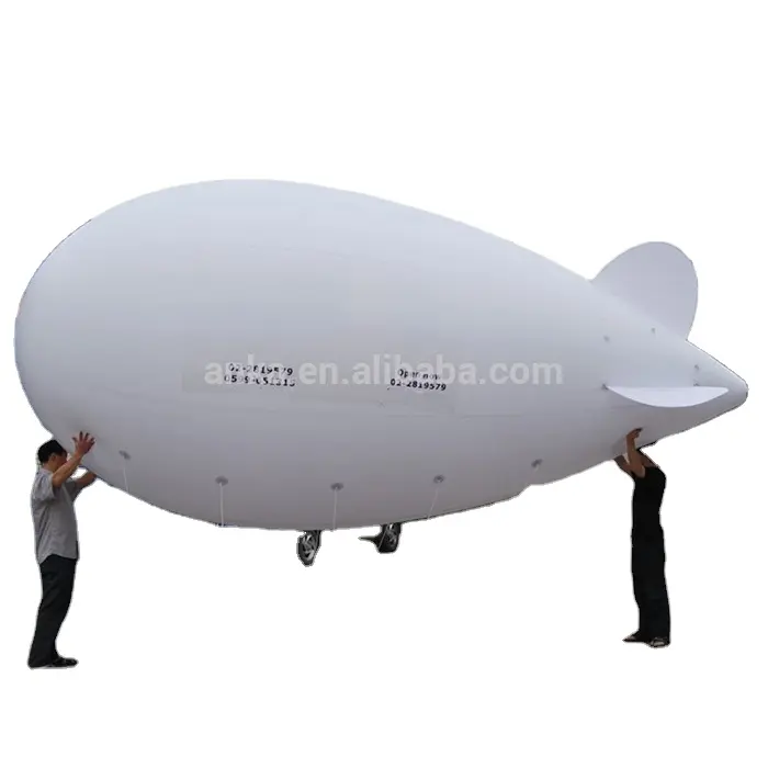 Özel tasarım uzaktan kumanda helyum Blimp boş şişme Blimp reklam