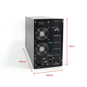1KVA 2KVA 3KVA Single phase tần số cao trực tuyến UPS tinh khiết Sine Wave LCD + LED hiển thị đôi chuyển đổi máy chủ - Product Image 5