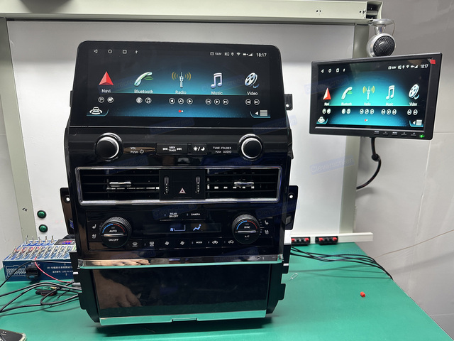 High Quality Auto Parts Interior Modification Kit Old to New for Nissan Patrol Upgrade Keep the Original Car CD