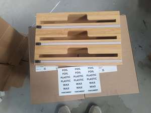 กล่องใส่ของแล็กเกอร์สี่เหลี่ยมผืนผ้าไม้ไผ่พร้อมตัวจ่ายแบบ<span class=keywords><strong>3</strong></span>-in-1และฟังก์ชันห่อยืดแบบ<span class=keywords><strong>2</strong></span>-in-1 - Product Image 6