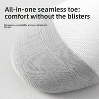 Chaussettes de sport mi-mollet pour femme, fines, en maille, à semelle massante, en coton peigné tricoté, respirantes, sans coutures, pour la course estivale