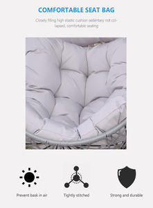 All Weather Cheap <strong>UK</strong> Camping <strong>Garden</strong> Furniture Rattan Outdoor Patio Balcony <strong>Egg</strong> Shape Hanging Swing <strong>Chair</strong> - Product Image 5