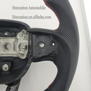 Volante Deportivo de Fibra de Carbono y Cuero Perforado con LED de Alta Calidad para Dodge Challenger - Product Image 2