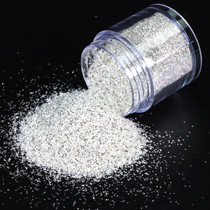 Factory Price High Flash <strong>Silver</strong> <strong>Glitter</strong> Powder for Hair Face Skin Eco-friendly Cosmetic <strong>Glitters</strong> - Product Image 1