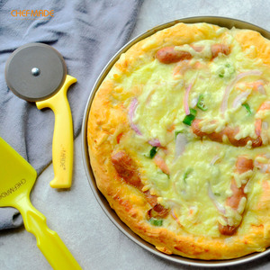 <span class=keywords><strong>Chefmade</strong></span> กระทะพิซซ่าทรงกลมขนาด10นิ้ว,ไม่ติดกระทะ - Product Image 4