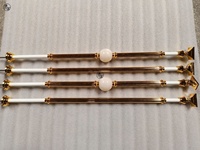 Balustrade d'escalier de style moderne Broches d'escalier en aluminium de nouvelle conception Intérieur Extérieur Pont Villa Hôtel Revêtement de sol Main courante Rampe