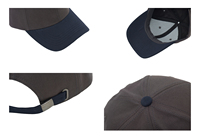 Gorra de béisbol de 6 paneles con visera rígida y bordado, logotipo personalizado, algodón, bloques de color, sombrero para el sol, gorra trucker lisa para primavera y verano al aire libre