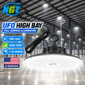Éclairage LED UFO à éclairage complet du plancher, distribution uniforme de la lumière pour entrepôt, garage, hangar et atelier - Product Image 1