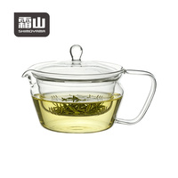 Théière en verre borosilicate résistant aux hautes températures SHIMOYAMA, théière domestique, ensemble de préparation du thé, bouilloire à séparation thé-eau