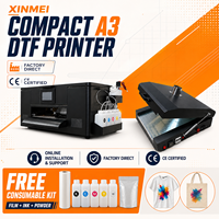 Printer DTF A3 Kecil untuk Usaha Kecil, Printer DTF A3 30cm, Mesin Cetak Printer DTF A3 untuk Kaos Katun dan Hoodie