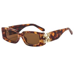 Nuevas <span class=keywords><strong>Gafas</strong></span> de Sol Cuadradas Versátiles de Moda, Protección UV400, Estilo Europeo Americano, Montura Pequeña, Unisex - Product Image 1