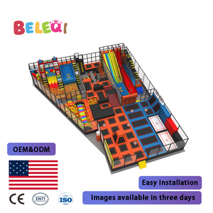 Centre d'activités récréatives Trampoline à cadre solide Équipement de <span class=keywords><strong>parc</strong></span> de trampoline <span class=keywords><strong>Parc</strong></span> de trampoline Fitness en plein air - Product Image 2