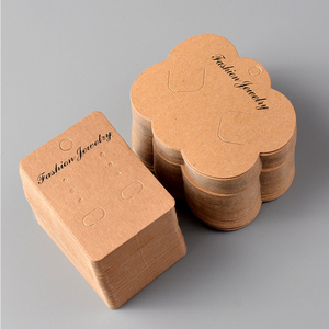 Thẻ Trang Sức Sáng Tạo Thẻ Vàng Lá Treo Trang Sức Phụ Kiện Bông Tai Thẻ Hiển Thị - Product Image 6