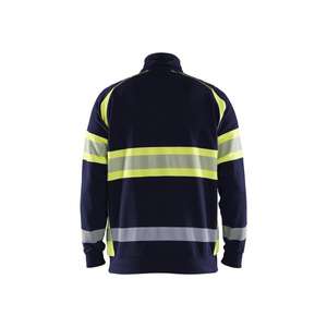BLAKLADER-Pull haute visibilité 355311588933XXXL Bleu marine/jaune-EAN 7330509830680 HI-VIS WORKWEAR - Product Image 2