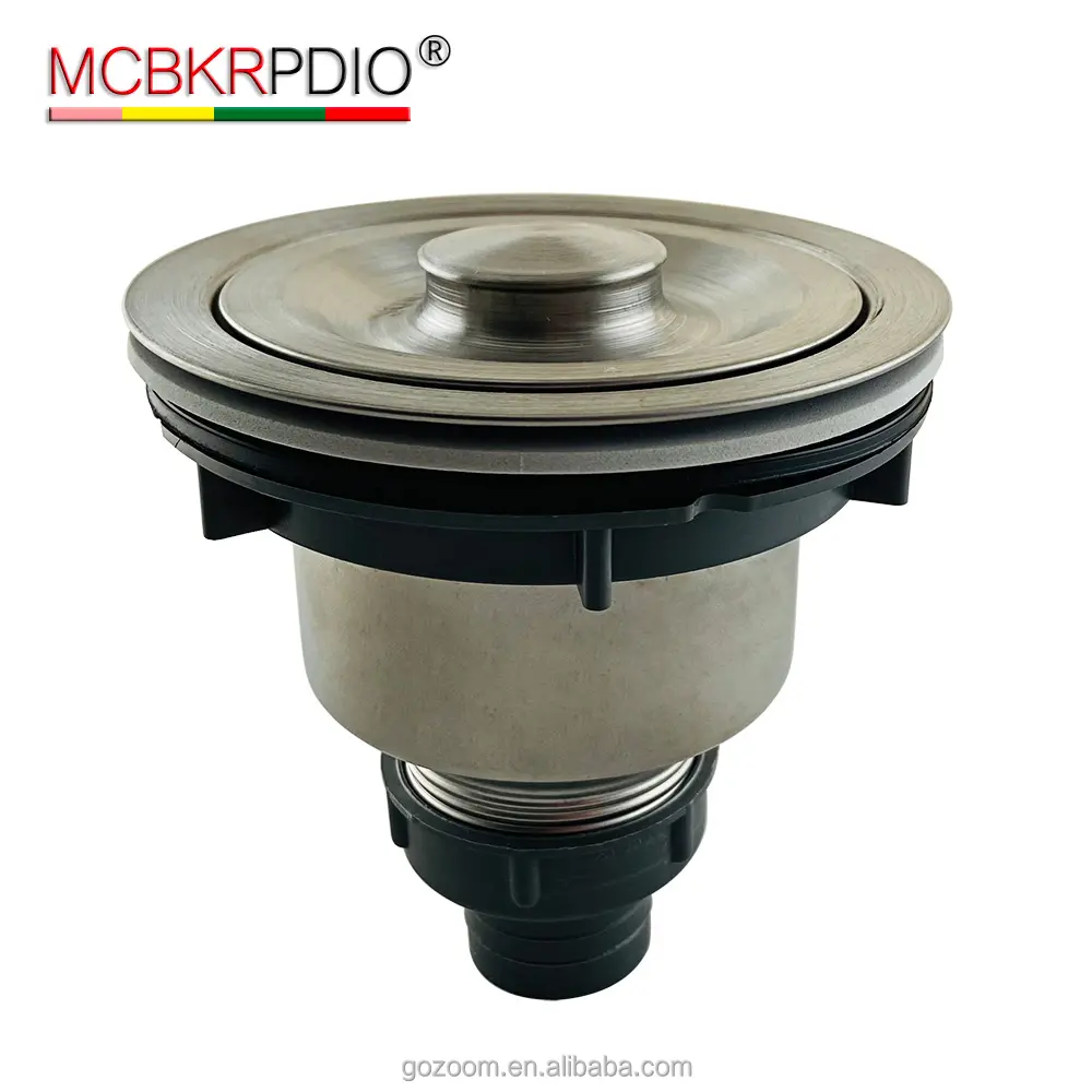 Корзина для кухонной раковины MCBKRPDIO, 4,4 дюймов, из нержавеющей стали, Современная полированная водопроводная труба для кухонной раковины