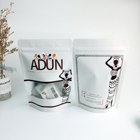 Sachet alimentaire refermable personnalisé en PE, Kraft et OPP, résistant à l'humidité, avec logo
