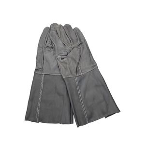 Gants de soudage longs en cuir de vachette, paume entière, extra longs, isolants thermiquement, pour le travail - Product Image 1