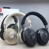 Casque audio sans fil Bluetooth stéréo ANC noir, avec charge Type-C, pour jeux et bureau