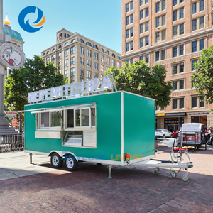 Chariot de restauration mobile haut de gamme en acier inoxydable avec machine à expresso pour service de restauration rapide, conception de qualité commerciale - Product Image 6