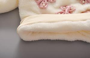 Conjunto de Ropa de Punto de Algodón para Niña, Abrigo y Tutú, Conjunto de Invierno Cálido para Bebé con Lazo - Product Image 6