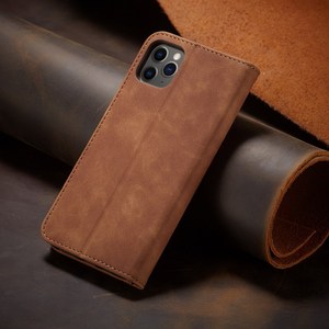เคสหนัง PU วินเทจแบบมืออาชีพสำหรับ <span class=keywords><strong>iPhone</strong></span> 15 14 13 12 Pro คลาสสิค แบบพับได้ พร้อมขาตั้งแม่เหล็กและช่องใส่บัตร - Product Image 5