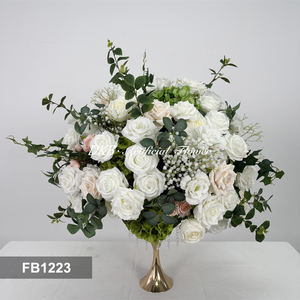 Centro de Mesa de Boda con Bola de Flores Artificiales de Seda, Realista, Tamaño Personalizable, Alta Simulación - Product Image 2