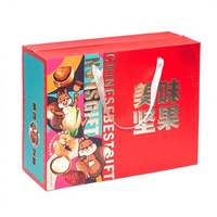 Personnalisation de boîte-cadeau d'écrou, personnalisation de boîte d'emballage de corde, production de boîte de papier alimentaire respectueuse de l'environnement