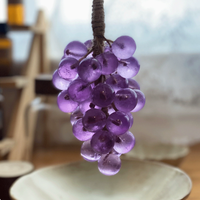 Savon Solide Transparent en Cristal de Raisin LovSens, Fait Main, Hydratant, Cadeau Pendentif DIY