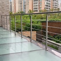 Barrières de balcon et rampes d'escalier en acier inoxydable de bonne qualité, fabriquées en Chine