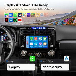Lecteur multimédia de voiture Unité principale stéréo de voiture 10pouces Radio Android 8+256G Carplay Screen pour Tacoma 2015+ - Product Image 6