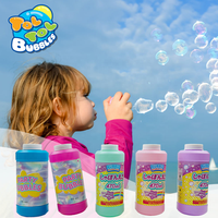 Juguete de Burbujas de Plástico de Primera Calidad para Niños, Botella con Forma de Computadora, Diversión al Aire Libre, Recarga de Burbujas, Seguro y No Tóxico