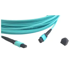 China Factory Supply MPO-Amtsleitung kabel Typ B 12-adriges MTP/MPO-Glasfaser kabel OM4