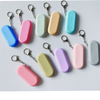 Pailles à boire en silicone de qualité alimentaire 200*8*6mm, pliables, réutilisables, multicolores, avec étui, taille mini, accessoires de bar