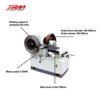 Tour à tambour/disque de frein modèle RW6835 pour machine de réparation de jantes avec disque et tambour de frein de 180-350 mm