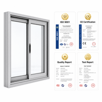 Ventana Corredera de Aluminio con Configuración de Vidrio Personalizada para el Desarrollo de Viviendas de Lujo y Villas de Vacaciones