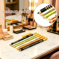 Menow P10010 OEM \ ODM Marque privée Maquillage imperméable durable pour les yeux et les lèvres Eyeliner Crayon à lèvres Crayon cosmétique Usine Vente en gros