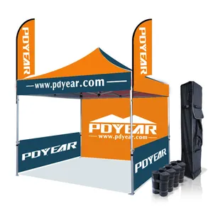 Toldo plegable para eventos, tienda de campaña con impresión personalizada, con logotipo de fiesta, tienda de campaña para eventos comerciales, 3x3