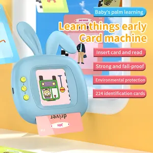 เครื่องพูดภาษาอังกฤษการเรียนรู้ของเล่น 224 คําสายตาการศึกษาการรู้ความเข้าใจ Montessori พูดคุยแฟลชการ์ด