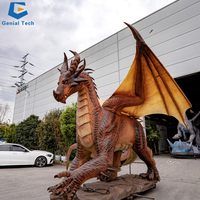 SGTL72 Modèle de dragon occidental personnalisé en usine de haute qualité Dragon animatronique à vendre