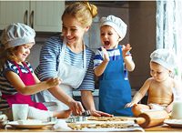 Pochettes durables en coton et Polyester, 4 pièces, tabliers colorés, ajustables, pour Chef, cuisine pour enfants, vente en gros