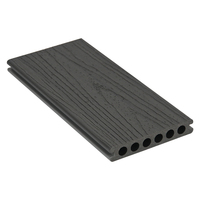 Plancher de terrasse en WPC moderne, carré, étanche, à clips, prix usine, gaufrage 3D, composite extérieur longue durée 25 ans