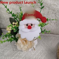 Nouveaux accessoires de Noël en tissu peluche brossé pour dessins animés : rennes, bonhommes de neige, Père Noël, sapins de Noël ; Bandeau DIY