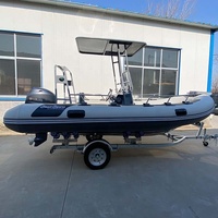 Bateau gonflable rigide de nouvelle construction bateau semi-rigide en aluminium bateau de nervure à vendre