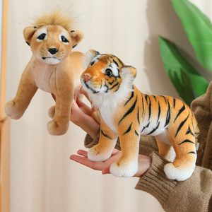 Farklı Peluş Simülasyon Orman Hayvanları Leopar Kaplan Aslan Hayvan Yumuşak Peluş Hayvanlar Yumuşak Peluş Oyuncaklar - Product Image 5