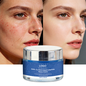 Crème Visage OEM au Peptide de Cuivre Bleu Anti-Rides, Essence Raffermissante au Collagène, Crème Visage au Peptide de Cuivre GHK-Cu Snap8 - Product Image 2
