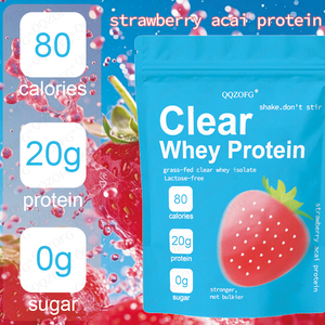 Isolat de Protéine de Lactosérum en Gros OEM Sans Sucre Soutien Immunitaire Naturel Faible en Calories Prise de Masse Musculaire Maigre Clear <span class=keywords><strong>Whey</strong></span> pour Adultes - Product Image 3