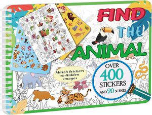 Livre d'autocollants animaux à succès, comprend 20 thèmes, plus de 400 autocollants animaux, livre d'autocollants pour enfants, jouets éducatifs pour tout-petits - Product Image 5