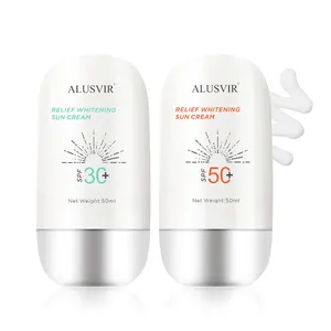 تسمية خاصة العضوية الطبيعية Spf 50 كريم واقي من الشمس واقٍ من أشعة الشمس المنتج العناية بالبشرة الوجه الجسم المعدنية Uva Uvb كريم وقاية من أشعة الشمس و غسول