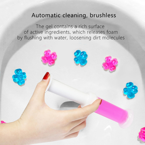 Offre Spéciale – Gel Nettoyant Anti-Odeur pour Toilettes, Parfum Fleur Fraîche, Tampon Gel WC - Product Image 2