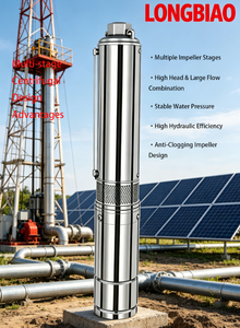 <span class=keywords><strong>Pompe</strong></span> solaire <span class=keywords><strong>immergée</strong></span> ZPC 3'' à faible consommation d'énergie, écologique, DC48, centrifuge multi-étages, démarrage/arrêt <span class=keywords><strong>automatique</strong></span> - Product Image 2
